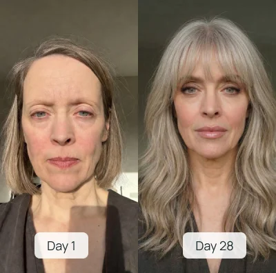 Before and after transformation